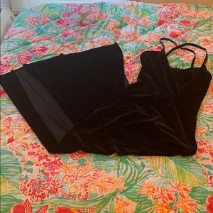 Catherine Coatney | Black Velvet Tank Dress